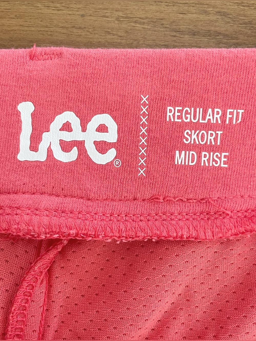 Lee Women's Pink Mid-Rise Comfort Waistband Cotton Skort w/ Pockets Size 22 - Picture 2 of 15